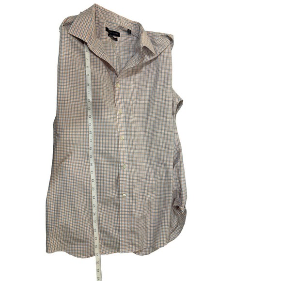 Tommy Hilfiger Shirt Mens XXL Pink Blue Striped Cotton Long Sleeve Button Up - Picture 5 of 15